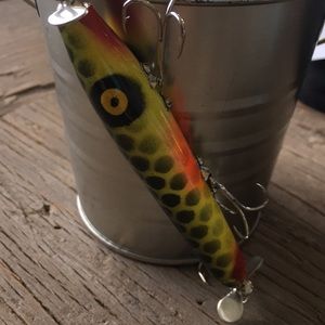 NEW Handmade Hand Painted Balsa Wood fishing lure